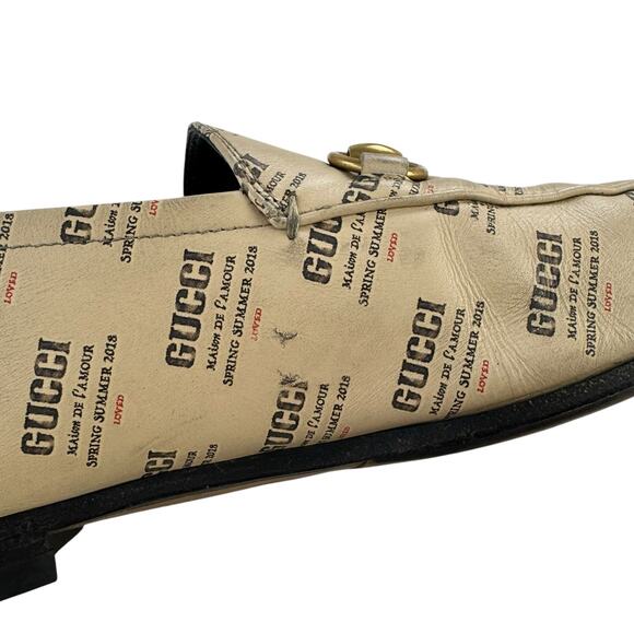 Gucci Print Horsebit Loafers main image 10